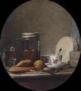 Jean Baptiste Simeon Chardin The pot with apricots Germany oil painting artist